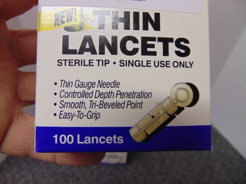 lot 3258 image: Diabetic Partner Thin Lancets - New