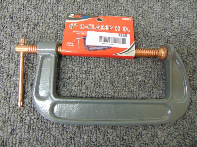 lot 3289 image: 6 C Clamp - New