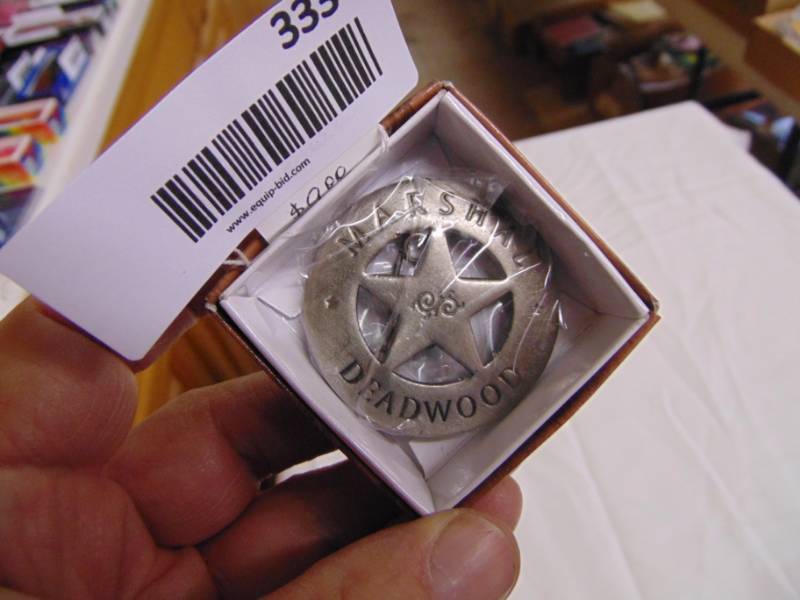 lot 3334 image: Deadwood Marshall Badge&nbsp - NIB