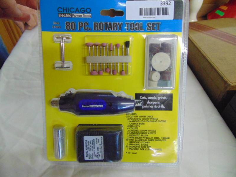 lot 3392 image: 80PC ROTARY TOOL SET NIP
