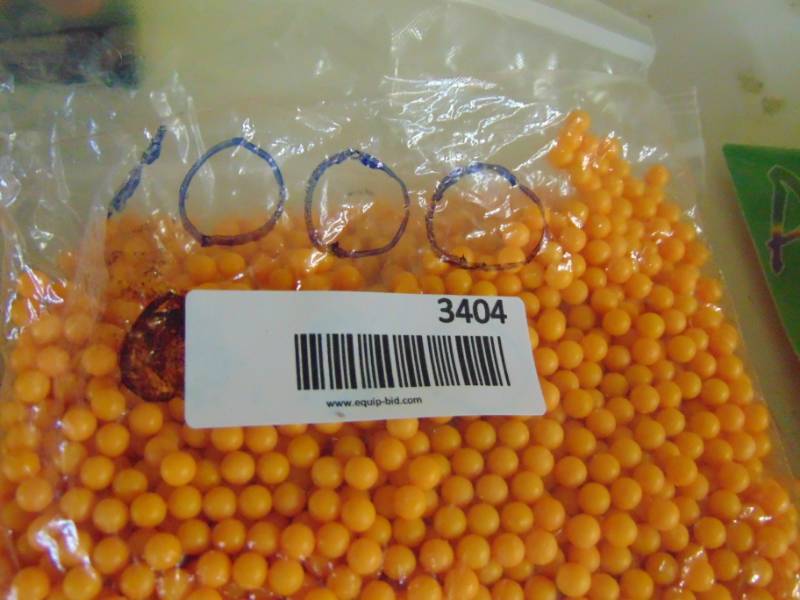lot 3404 image: ORANGE BBS 1,000 PER BAG AND 2 BAGS - 2,000 TOTAL