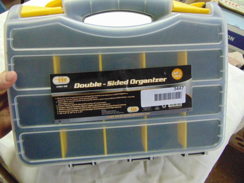lot 3447 image: DOUBLE SIDED ORGANIZER