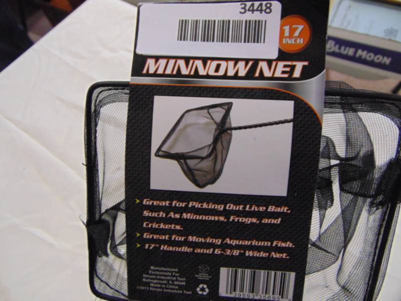 lot 3448 image: LOT OF 2 MINNOW NETS