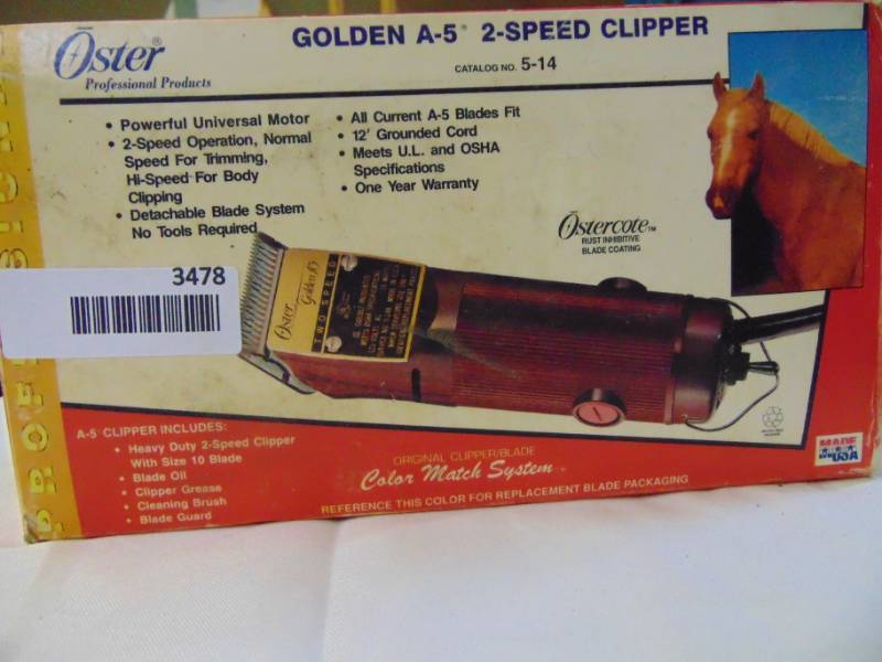 lot 3478 image: HORSE CLIPPERS 78