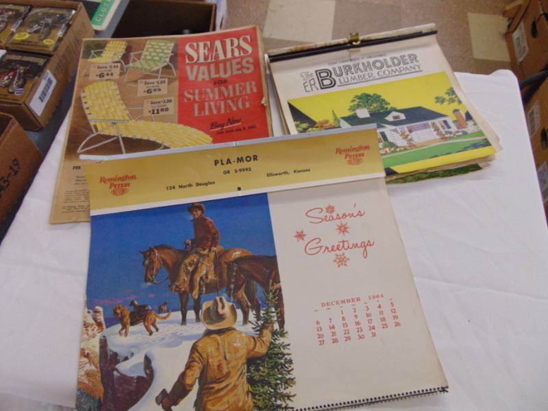 lot 3526 image: ANTIQUE CALENDARS