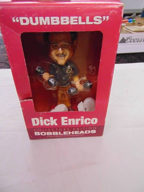 lot 3568 image: DICK ENRICO BOBBLEHEAD