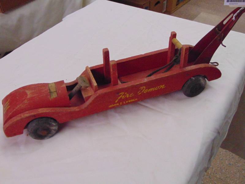 lot 3666 image: FIRE DEMON WOOD FIRE TRUCK