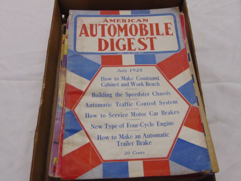 lot 3668 image: AUTO DIGEST MAGAZINES