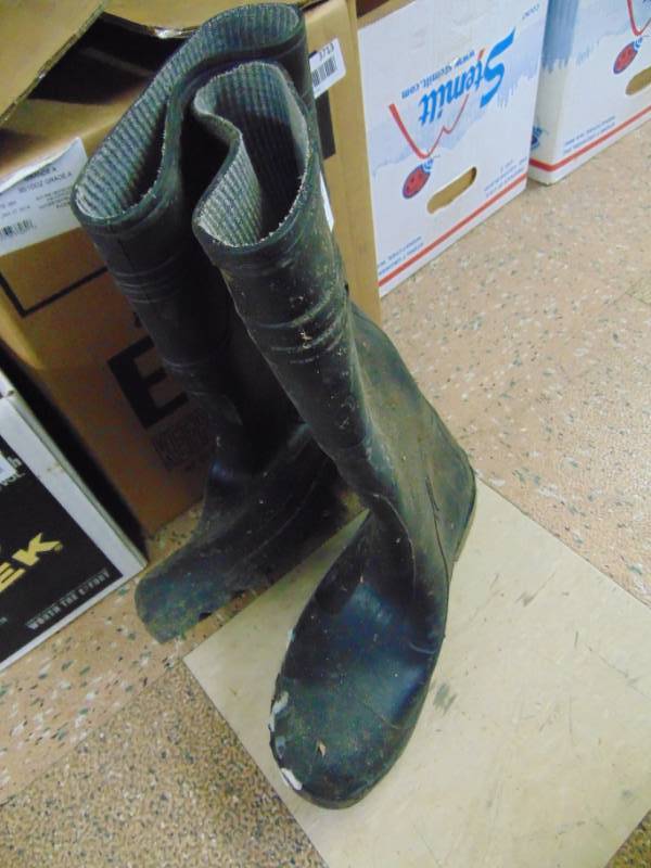 lot 3715 image: RUBBER BOOTS SZ 10