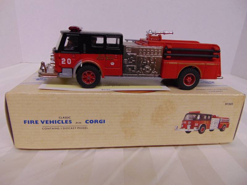 corgi diecast fire trucks