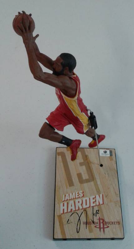 lot 1051 image: Signed James Harden McFarlane Figure with Global Authentication