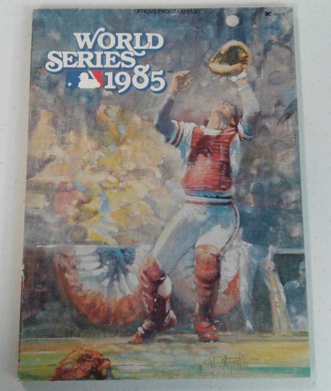 lot 1060 image: 1985 World Series Official Program Kansas City Royals vs St. Louis Cardinals