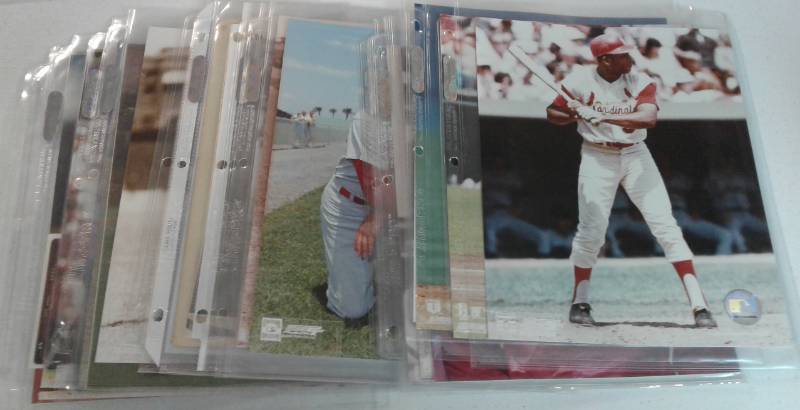 lot 1065 image: Large Collection of About 20 Vintage 8x10 Photograjhs of St. Louis Cardinals - Rogers Hornsby, Ozzie Smith, McGwire, Musial, Many More