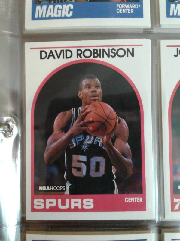 lot 1134 image: Complete 1989-90 Hoops Basketball Trading Card Sets Series 1 & 2 With David Robinson Rookie Card