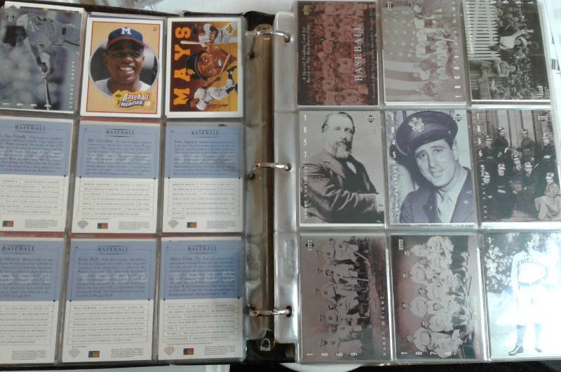 lot 1144 image: Random Baseball Card Binder Loaded with Stars & Throwback Sets & New Stars & Inserts with Lots and Lots of Pictures