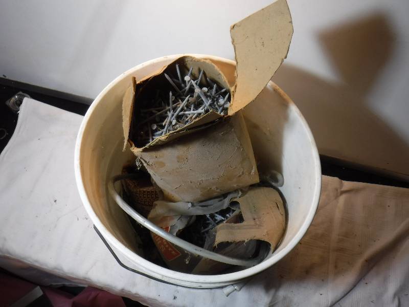 lot 7358 image: Bucket of nails