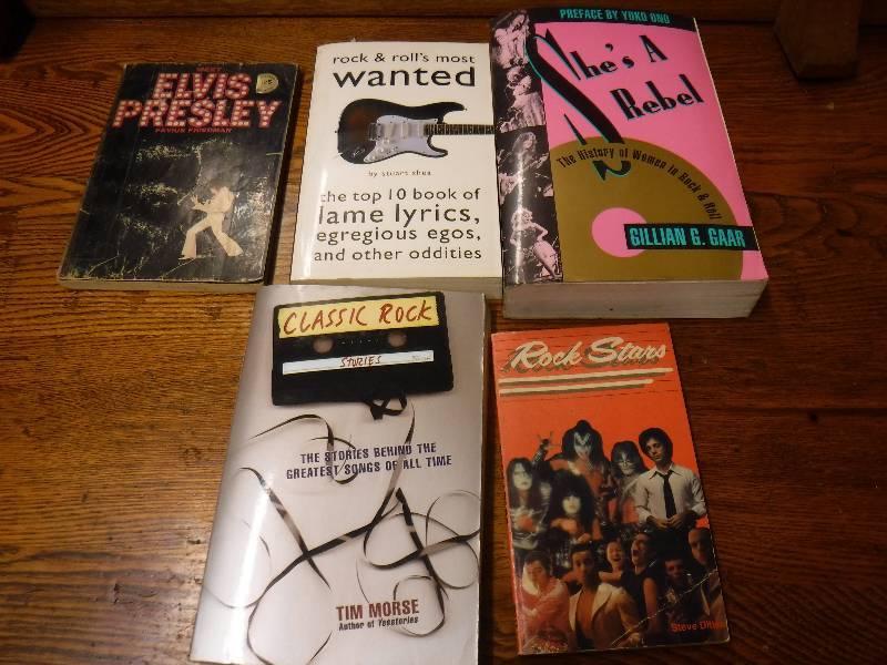 lot 7406 image: Rock and Roll books