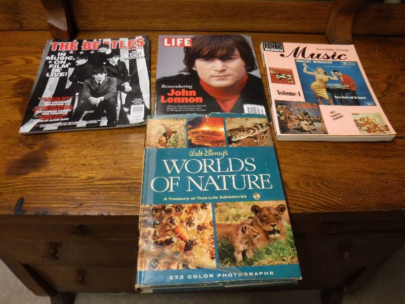 lot 7408 image: Life magazine remembering John Lennon and other books