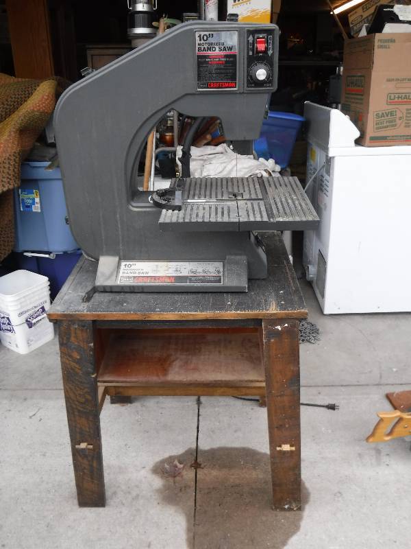 lot 7430 image: craftsman 10 bandsaw on stand