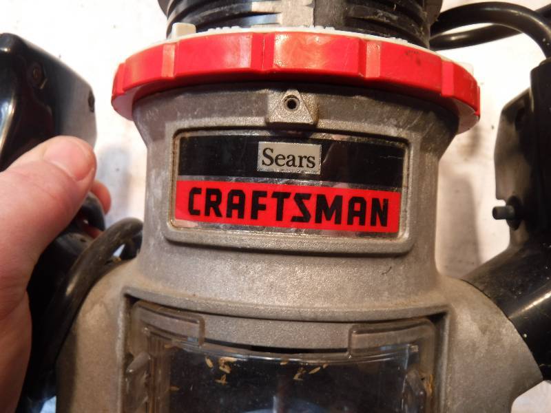 lot 7422 image: sears craftsman 1hp router