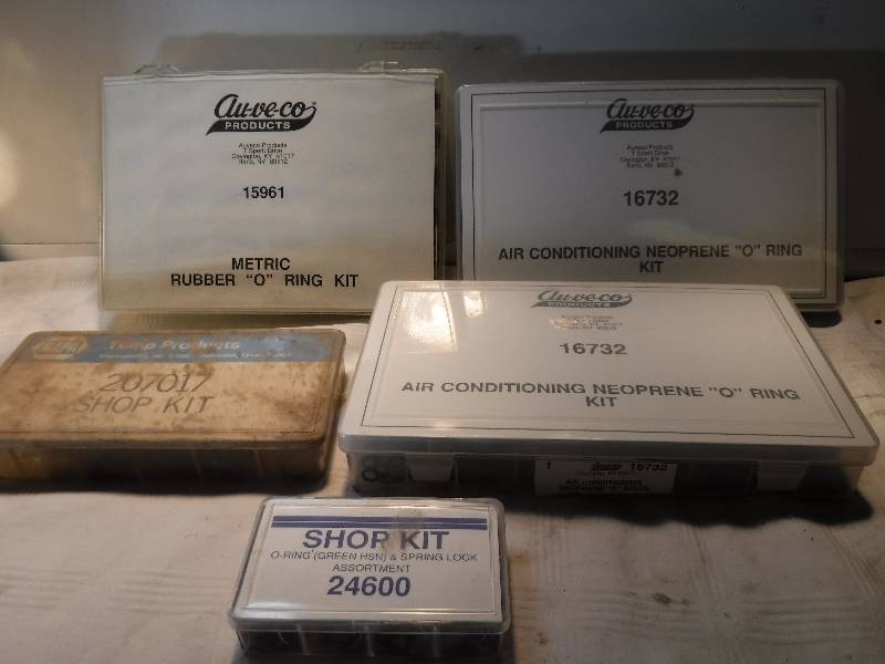 lot 7513 image: automotive air conditioner oil ring kits