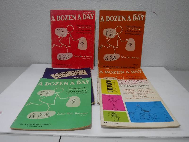 lot 7154 image: Learn piano book lot