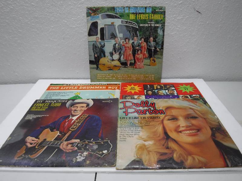 lot 7184 image: record lot includes dolly and the little drummer boy