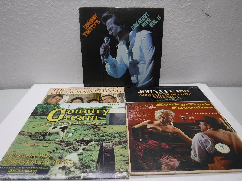 lot 7190 image: Johnny Cash and more records
