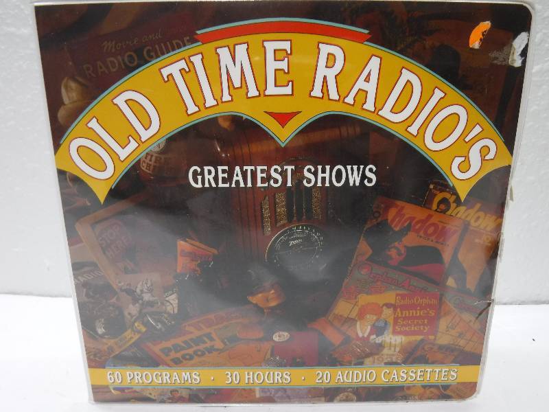 lot 7197 image: Old time radio cassette lot