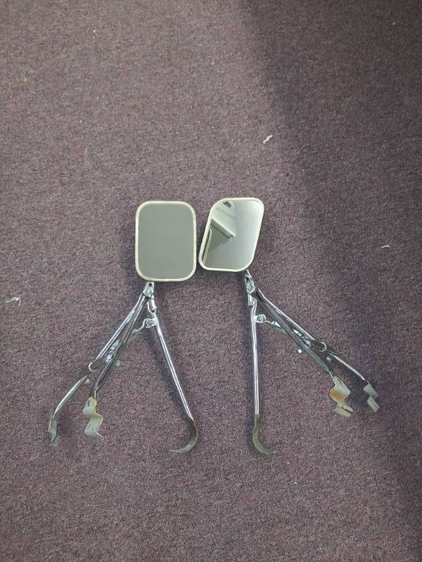 lot 3124 image: Vintage FordChevyDodge Pickup Truck LHRH Side Mirrors