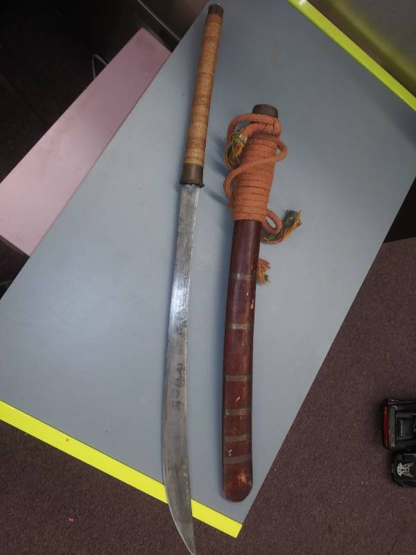 lot 3146 image: A Samurai and Rooster Sword