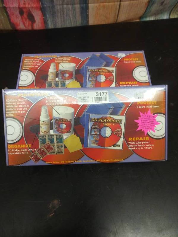 lot 3177 image: 2 CD Player Cleaning Kits