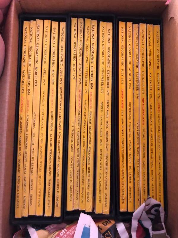 lot 6168 image: National Geographic 1976-1979