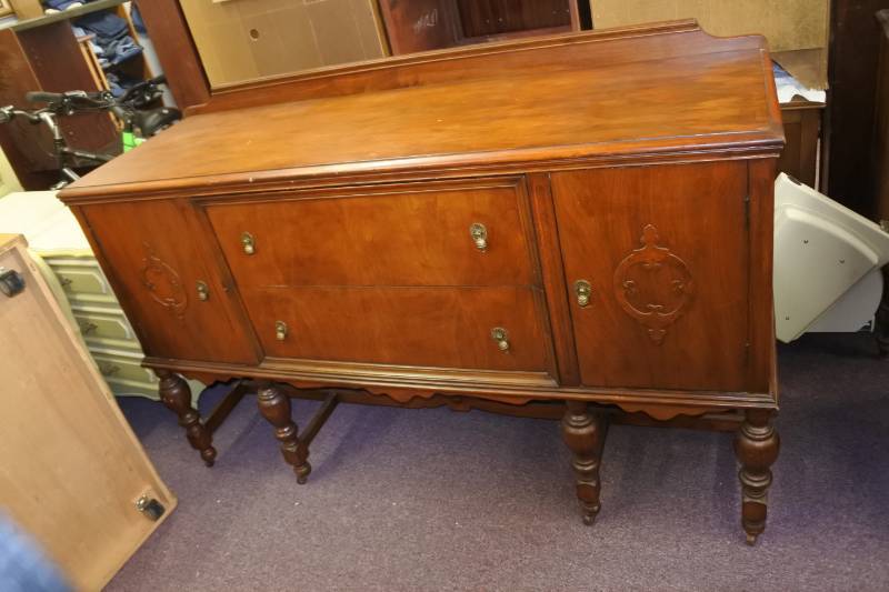 lot 1100 image: Antique Buffet in Amazing Condition- dovetail draws