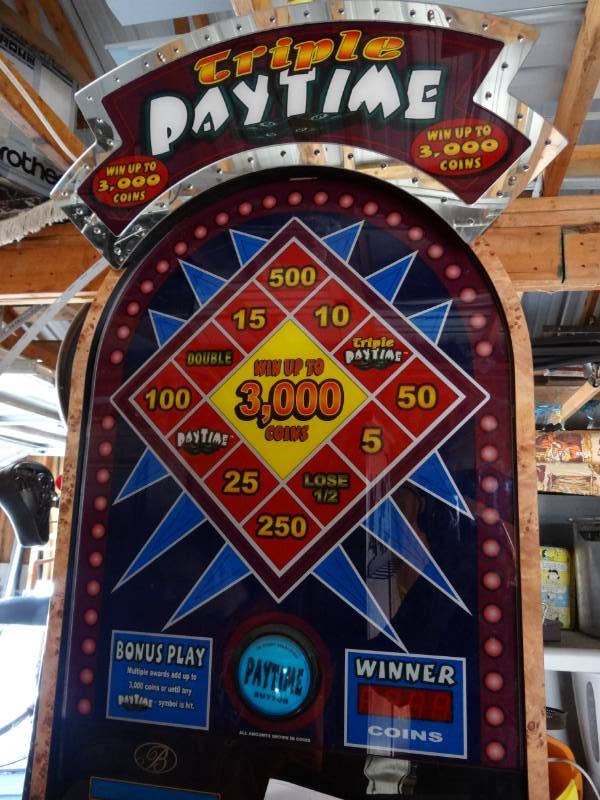 lot 3857 image: Bally Triple Paytime Slot Machine