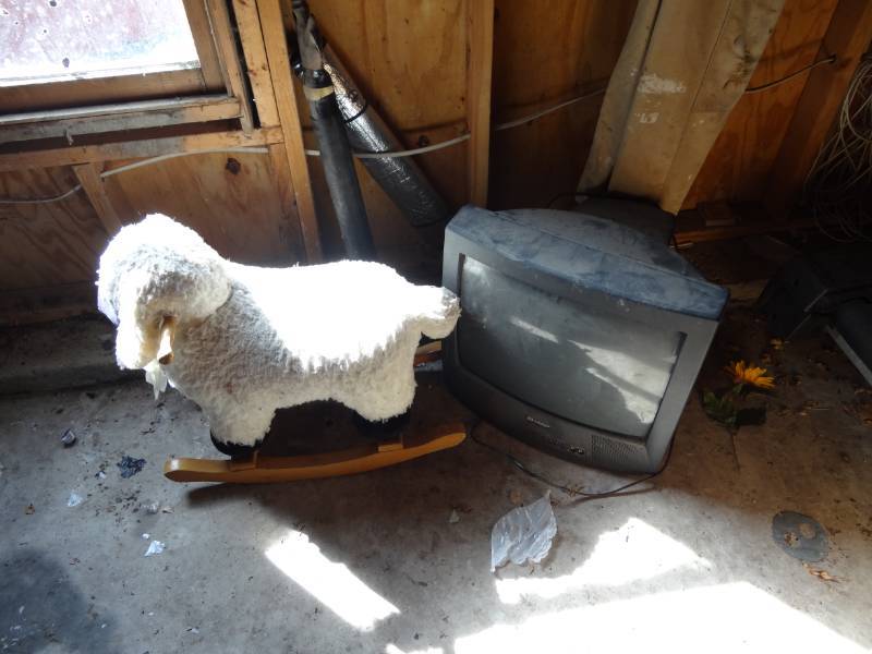 lot 3865 image: Baseball Gloves, Sharp TV, Floor Fan and More
