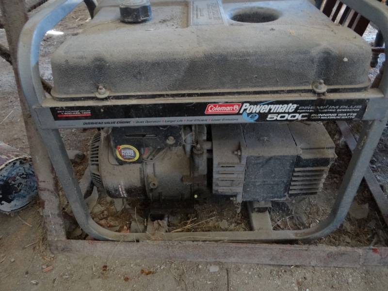 lot 3876 image: Coleman Powermate 5000 Generator and more