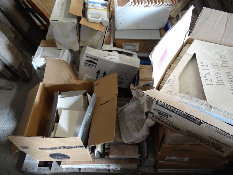 lot 3901 image: Various Tile. And Toilet.