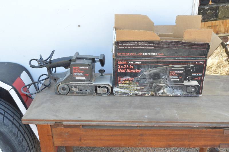 lot 1022 image: Craftsman 3x21in. belt sander