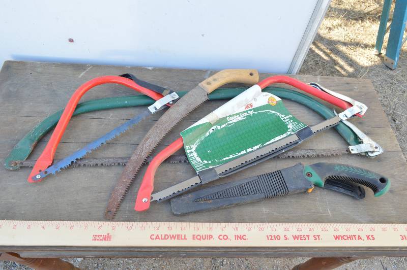 lot 1035 image: Pruning Saws 5 pcs
