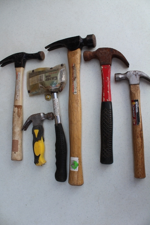 lot 1067 image: 6 Hammers and Hatchet