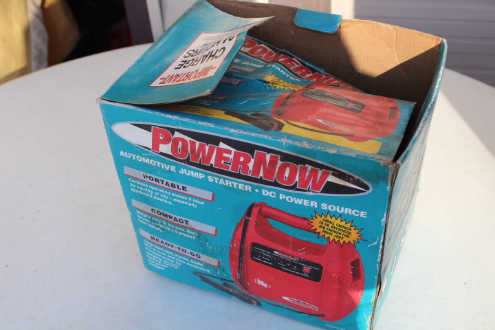 lot 1127 image: Automotive Jump Starter - Box has been wet - Age Unknown