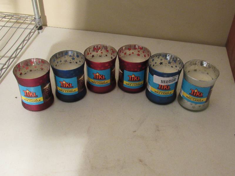 lot 5077 image: Tiki Wax Candle - 6 count