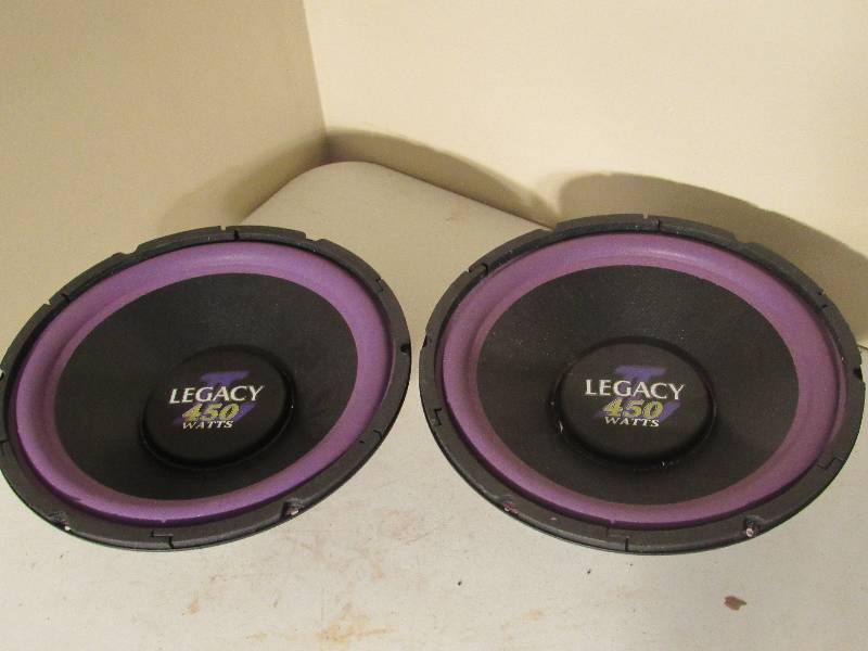 lot 5102 image: 2 Legacy 450 12 Speakers - Like New