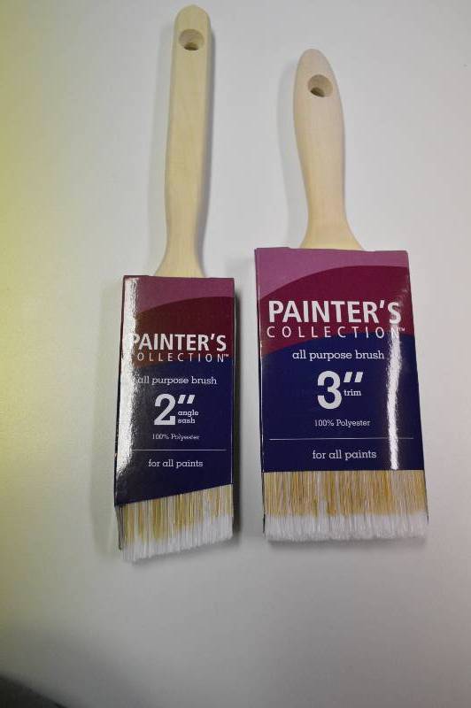 lot 1114 image: 2 and 3 Paint Brushes - New