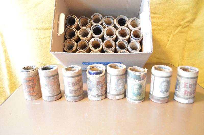 lot 1485 image: Edison phonograph rolls