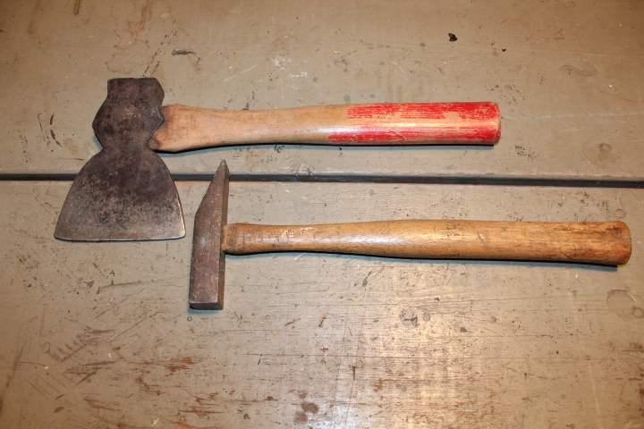 lot 1416 image: Hatchet and Hammer