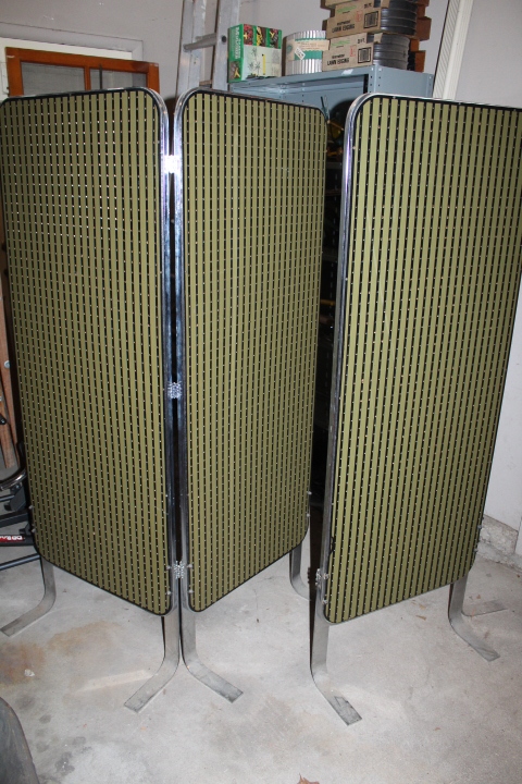 lot 1442 image: 2 - 2 Panel Pegboard Dividers - Each Panel Measures 24 by 65 tall