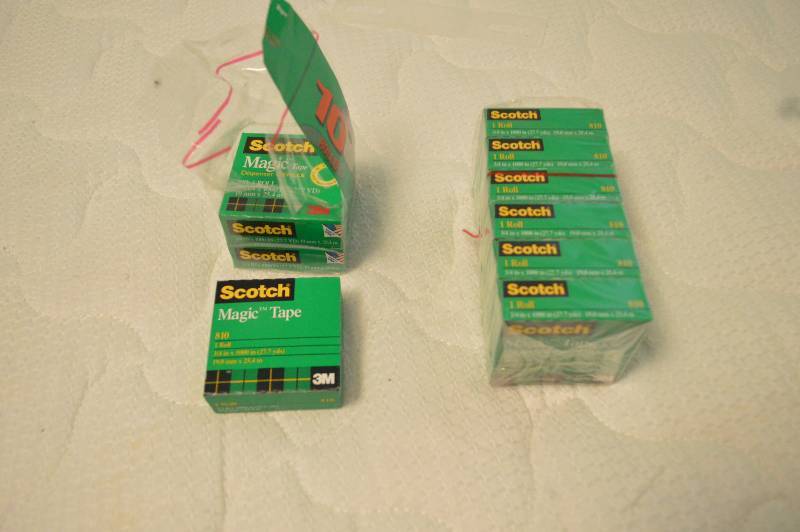 lot 1534 image: 9 rolls Scotch Magic Tape