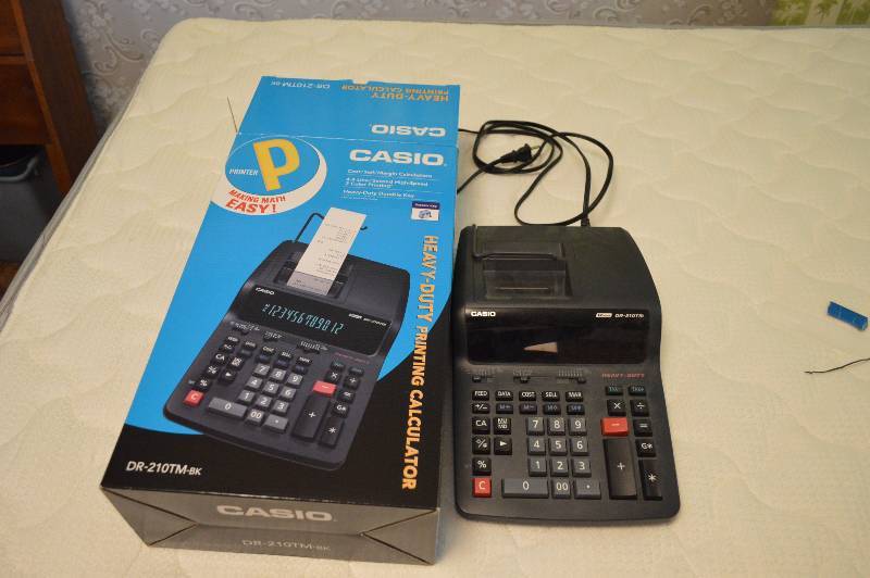 lot 1537 image: Casio Printing Calculator New In Box
